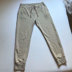 TODD SNYDER x CHAMPION tan cotton terry elastic waist jogger sweat pants